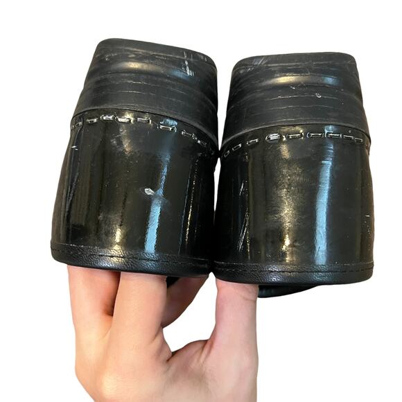 Dansko Hibiscus Black Clogs - Picture 5 of 9